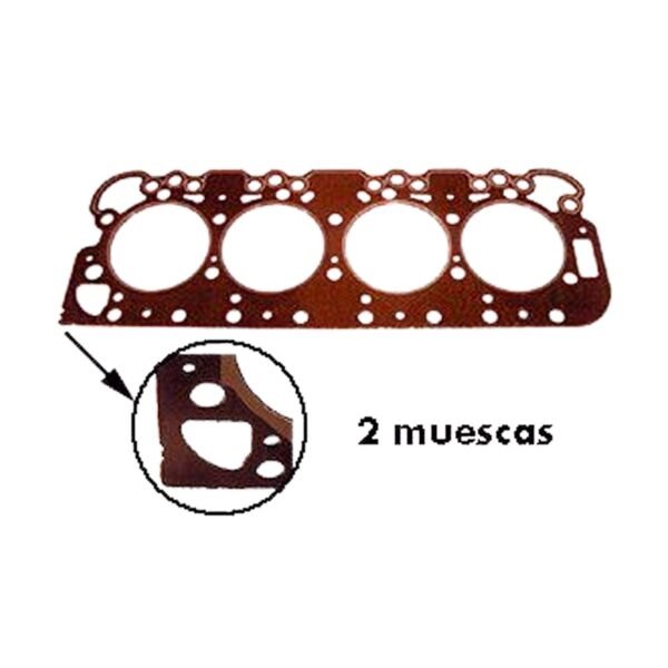 JUNTA TAPA CIL.XD2-XD3 2 MUESCAS 1,53MM =0209-C3
