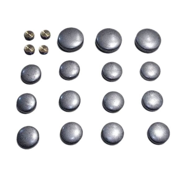 0233-206-O.jpg TAPONES ACERO INOX. JGO. NAF/DIES.12 PZAS