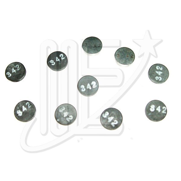 PASTILLA REGULACION VALVULAS 2.57  ZX-XAN-XSA-BERL