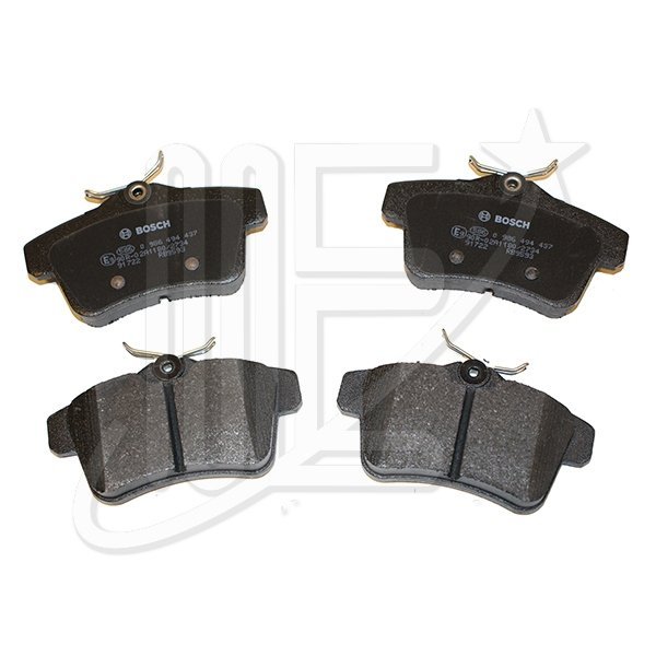 JUEGO PASTILLAS FRENO BOSCH TRASERA 3008/5008