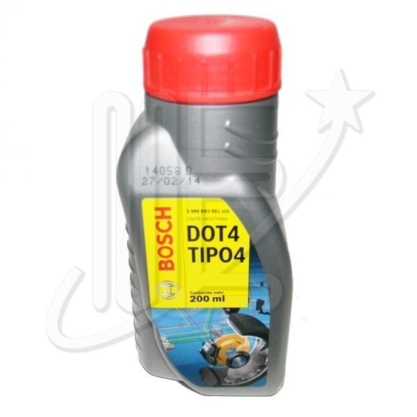 0986BB3981.jpg LIQUIDO FRENO BOSCH DOT 4 200cc