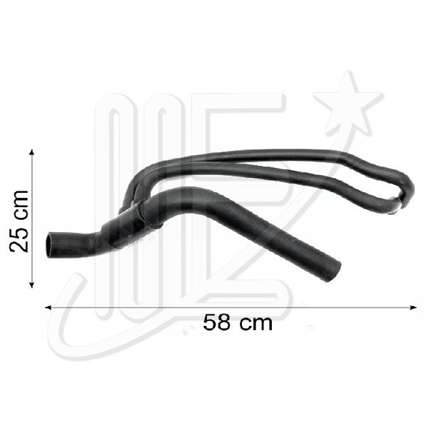 CAÑO SUPERIOR RADIADOR CAUPLAS 9745 (XU10J2) 306