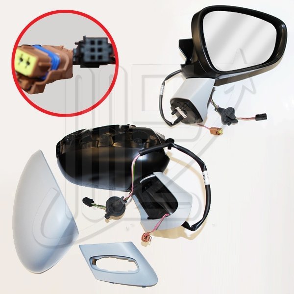ESPEJO EXT.DER.REBATIBLE ELEC.METAGAL  308-408