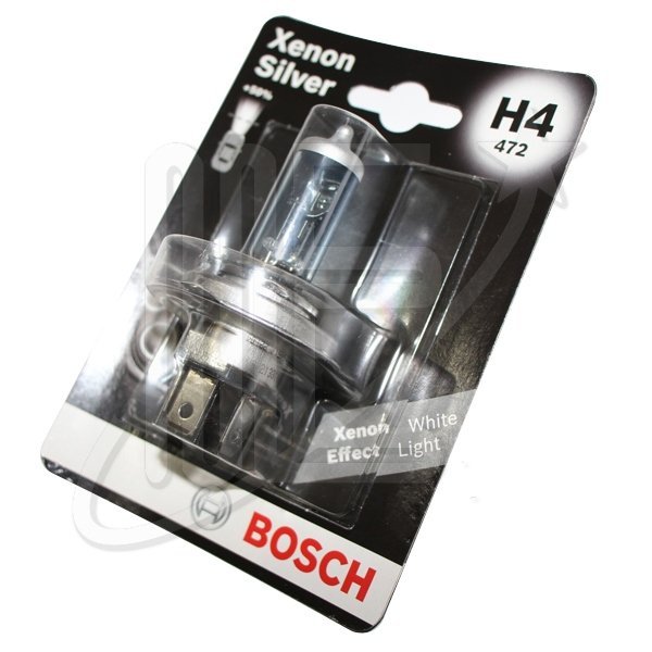 LAMPARA H4 12V 60/55W Xenon Silver P43t