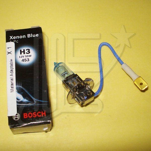LAMPARA H3 12V 55W Xenon Blue PK22s ( 12336BVUB1 )