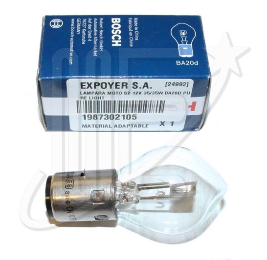 LAMPARA MOTO S2 12V 35/35W BA20D PURE LIGHT