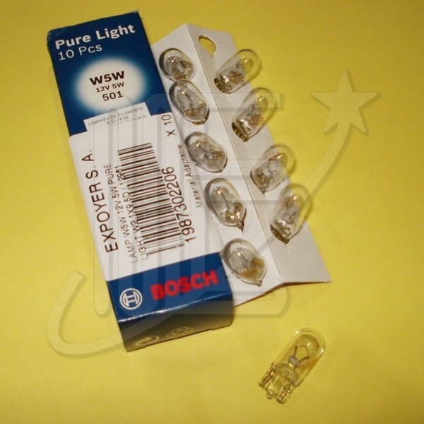 LAMPARA W5W 12V 5W Pure Light W2,1x9,5d ( 12961 )