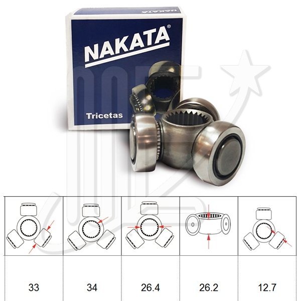 329909N.jpg TRICETA SEMIEJE NAKATA NT016 XANTIA/XSARA/ZX