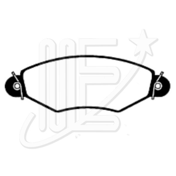 JUEGO PASTILLAS FRENO 09PF1192 XSARA