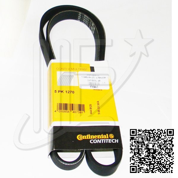 CORREA 5PK-1270    ALTERNADOR CONTINENTAL   405