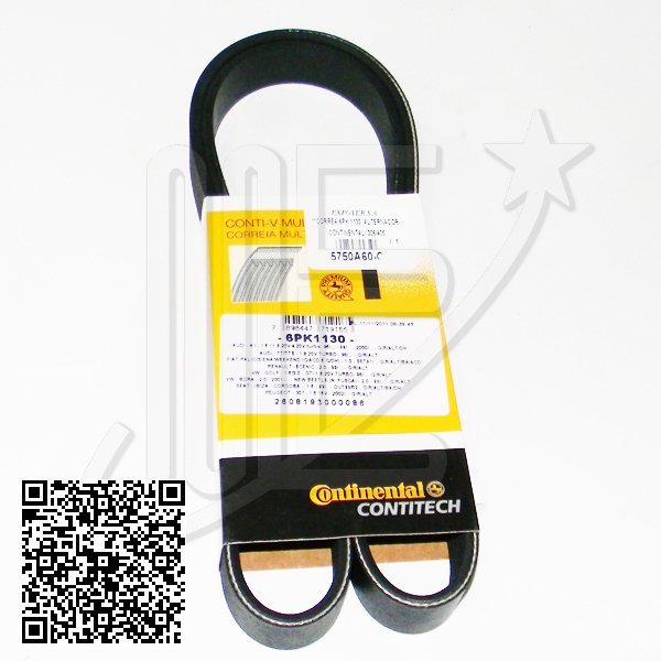 CORREA 6PK-1130  ALTERNADOR-CONTINENTAL- 306/405
