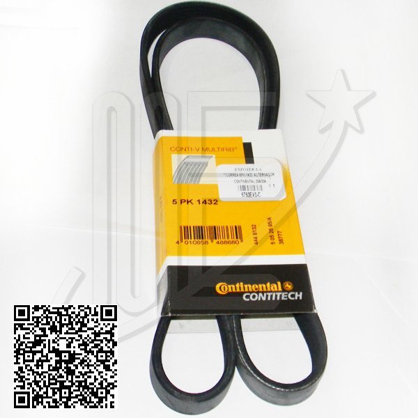 CORREA 6PK-1432  ALTERNADOR CONTINENTAL 206/306
