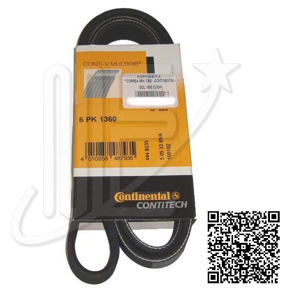 CORREA 6PK-1360 CONTINENTAL PEUGEOT206/PART/DV6