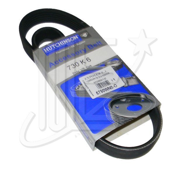 CORREA 6PK-730  DE ALTERNADOR HUTCHINSON  P. 207