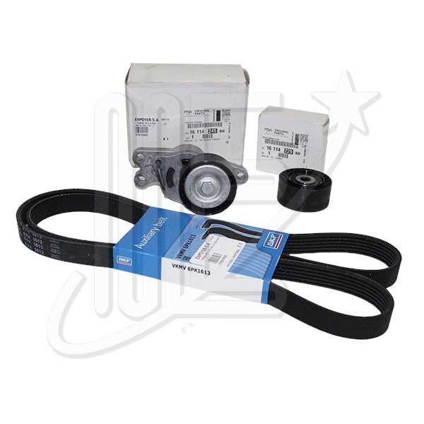 575R38E.jpg KIT LARA TENSOR + CORREA POLI V TU3 1.4 8v