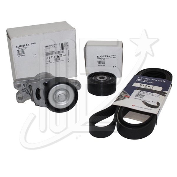 575R38H.jpg KIT LARA TENSOR + CORREA POLI V TU3 1.4 8v
