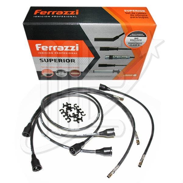 5967068F.jpg JUEGO CABLES BUJIA SILICONA FERRAZZI C/BOBINA LARG
