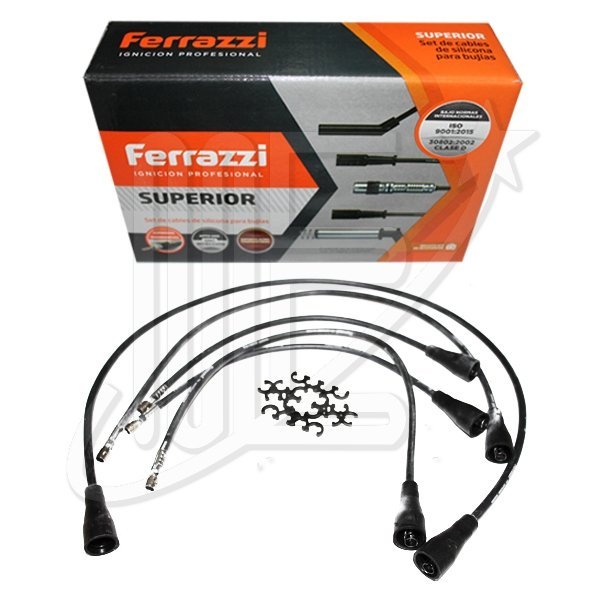 5967B60F.jpg JUEGO CABLES BUJIA SILICONA FERRAZZI P/505 1.8/2.0