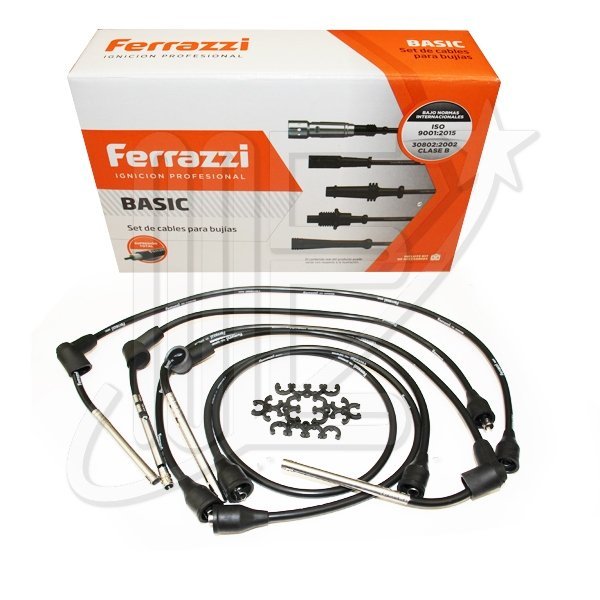 5967B70R.jpg JUEGO CABLES BUJIA PVC FERRAZZI 505 GAMMA**