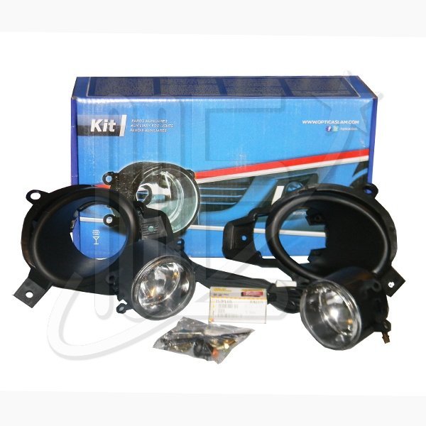 KIT FAROS AUXILIAR COMP LAM C/ARO CROMA  307 06/12