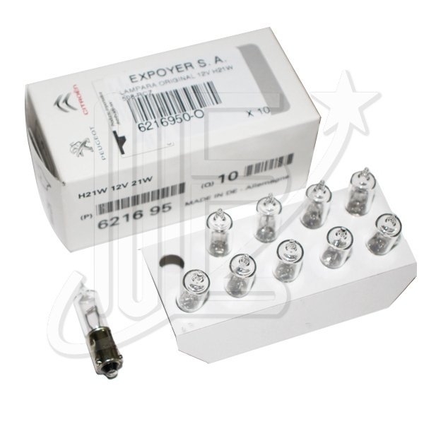 6216950O.jpg LAMPARA ORIGINAL 12V H21W 508-RCZ