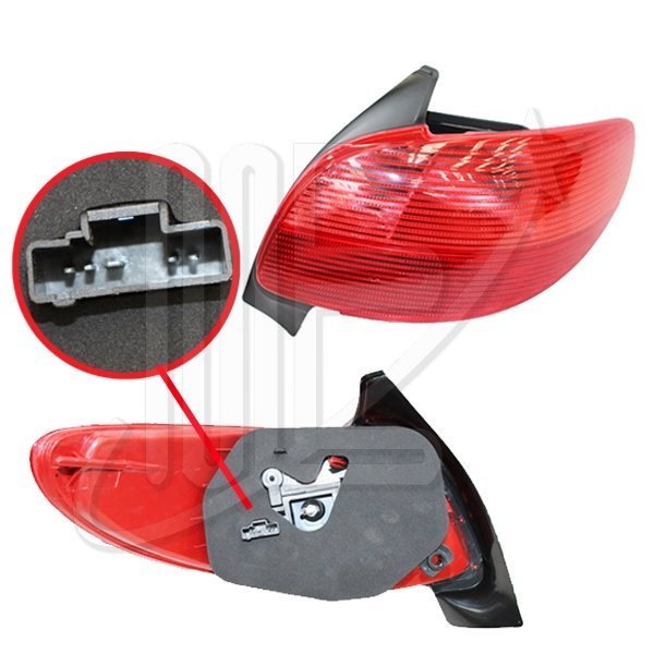 FARO TRASERO DERECHO -F2J-  206 04/12