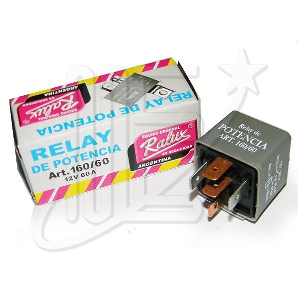 RELAY 12V 60A 5TERM RALUX (160/60)     UNIVERSAL