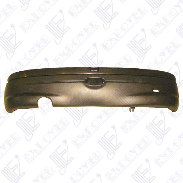 PARAGOLPE TRASERO NEGRO C/BANDA 206
