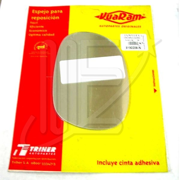 VIDRIO ESPEJO IZQ PLANO                        206