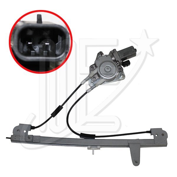 MAQUINA L/CRISTAL DEL IZQ ELECTRICA (3 PTAS)   306
