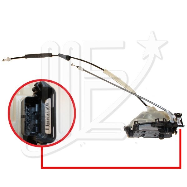 CERRADURA PUERTA TRAS DER ORIGINAL             301