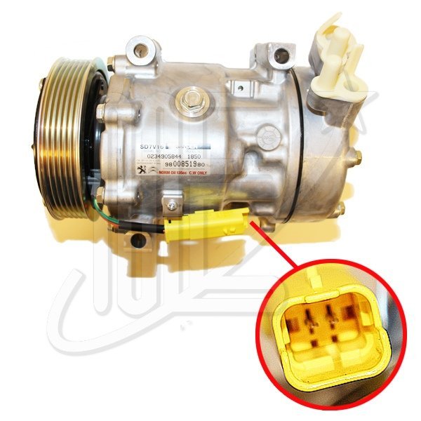9800851980C.jpg COMPRESOR AIRE ACONDICIONADO ORIGINAL C3-BERLINGO