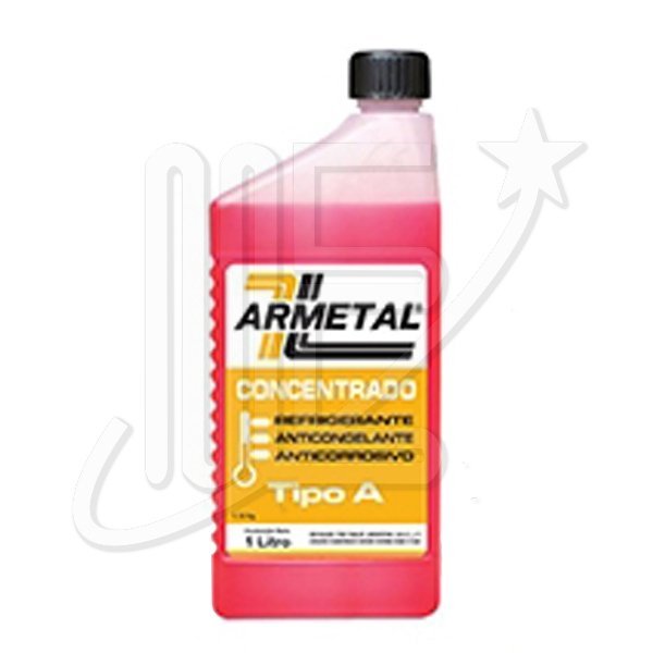 LIQUIDO REFRIGERANTE ARMETAL INORGANICO ROJO 1Lt