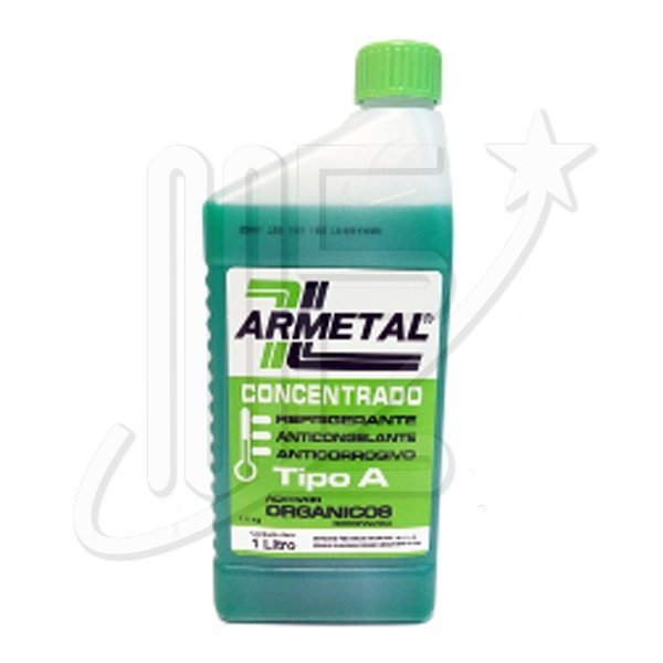 LIQUIDO REFRIGERANTE ARMETAL ORGANICO VERDE 1Lt