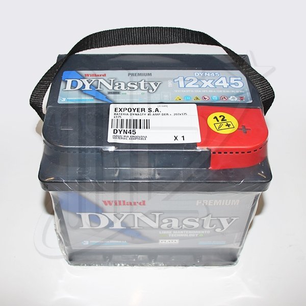 DYN45.jpg BATERIA DYNASTY 45 AMP DER+ 207x175x175