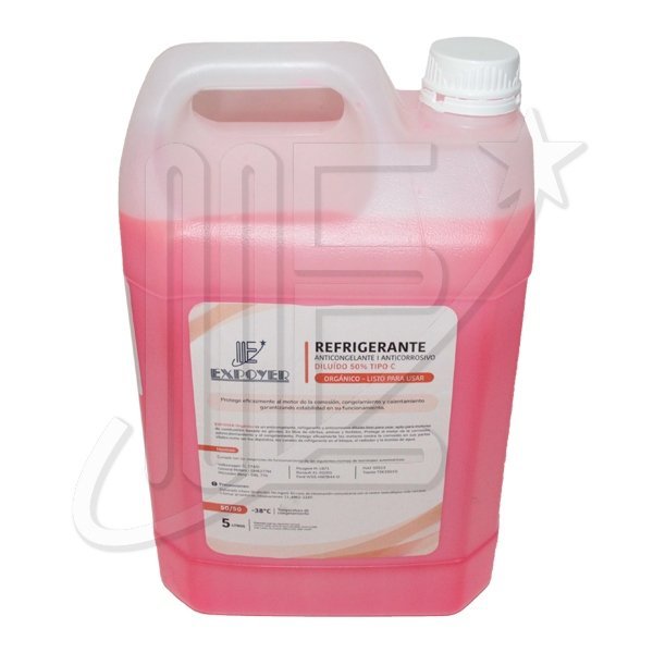 LIQUIDO REFRIG ORGANICO T/ORIG ROJO 5L DILUIDO