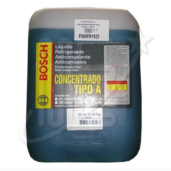 LIQUIDO REFRIGERANTE BOSCH 20Lts-- TODOS