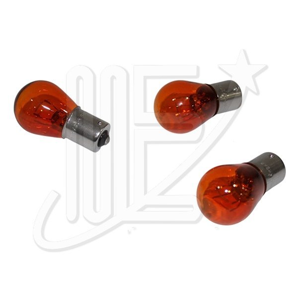LE-12496KO.jpg LAMPARA PY21W 12V 21W BAU15S AMBAR "V" PATAS DEFAS