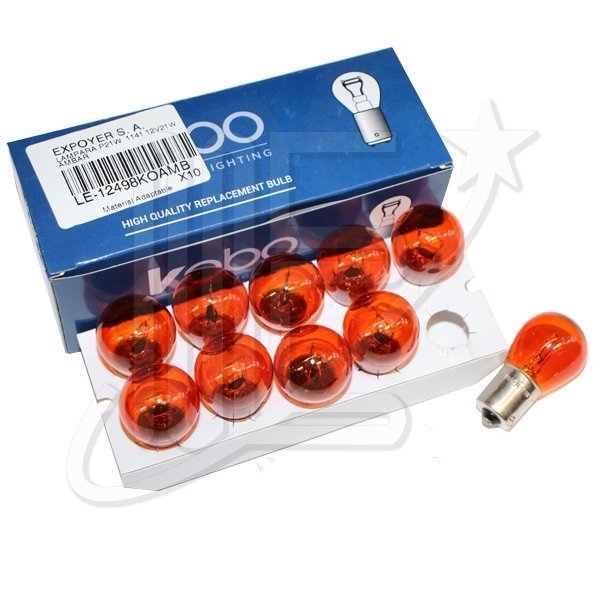 LAMPARA P21W  1141 12V21W AMBAR