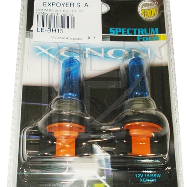 LE-BH15.jpg LAMPARA (KIT X 2) H15 12V 15/55W BLUE VISION