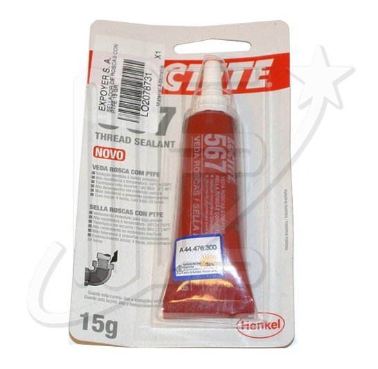 SELLADOR DE ROSCAS CON PTFE 15 GR
