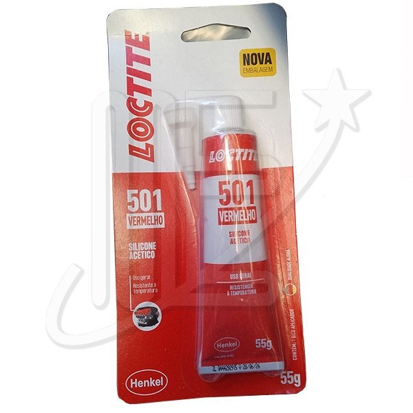 SILICONA ROJA ACETICA DE ALTA TEMP 55 GR