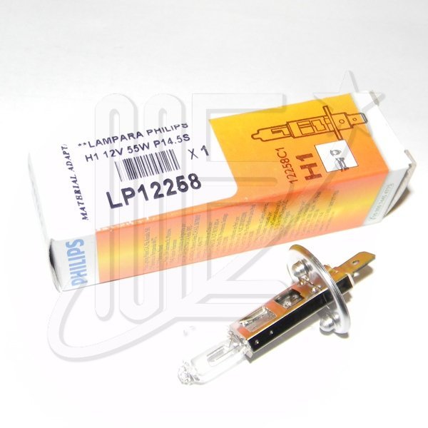LAMPARA PHILIPS H1 12V 55W P14.5S**