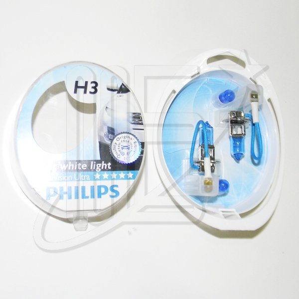 LP12336CV.jpg LAMPARA (KIT x2) PHILIPS H3+2 CIUDAD C/VISION ULTR
