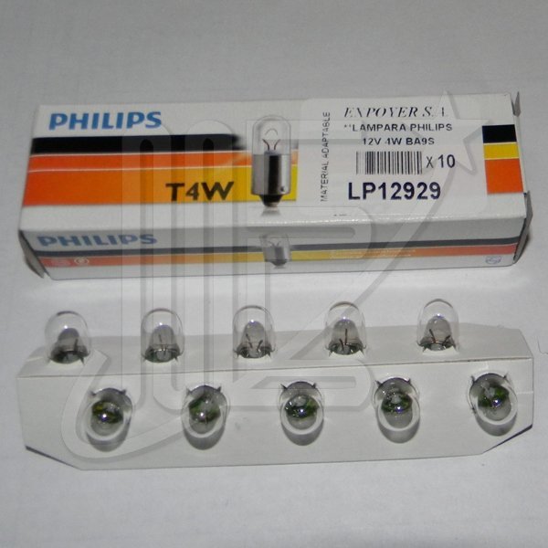 LAMPARA PHILIPS 12V 4W BA9S**