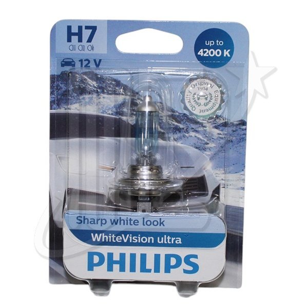 LP12972WVUB1.jpg LAMPARA PHILIPS H7 WhiteVision Ultra PX26D 12V 55W