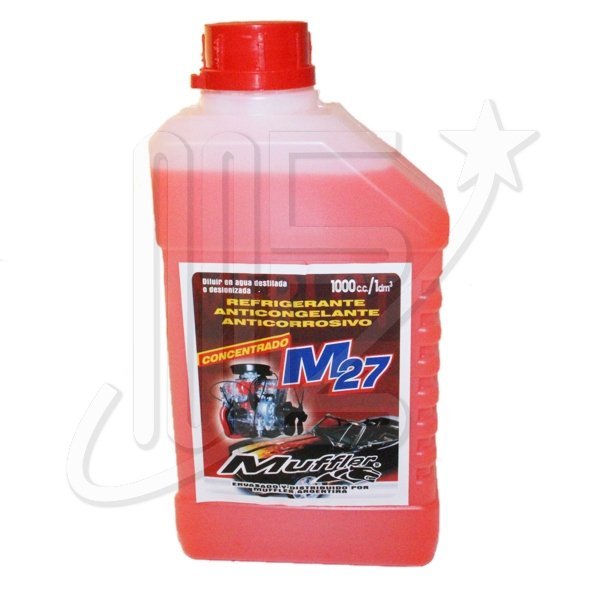 LIQUIDO REFRIGERANTE P/DILUIR ROJO 1 LITRO