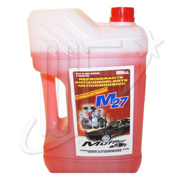 LIQUIDO REFRIGERANTE P/DILUIR ROJO 5 LITROS