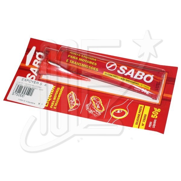 S75000.jpg JUNTA LIQUIDA-SILICONA NEGRA- (x50gr)-SABO- VARIOS