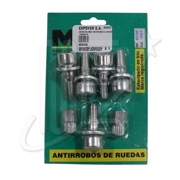 SOE235.jpg JUEGO BULONES ANTIRROBO C3 AIRCROSS C/AUXILIO